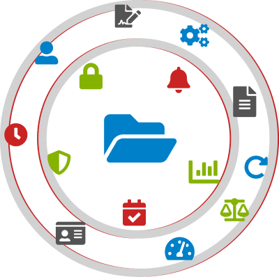 illustration-digitale-akte-proxess-dokumentenmanagement